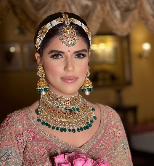 Bridal makeup by Gursewak Singh โ HD bridal makeup India