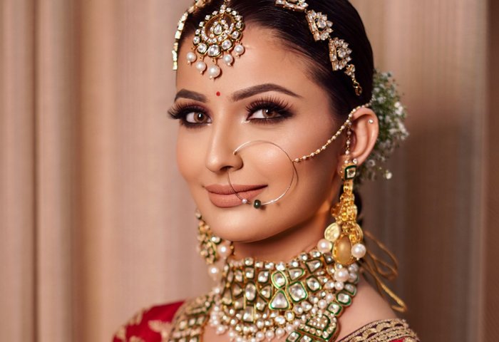 Bridal makeup by Gursewak Singh India